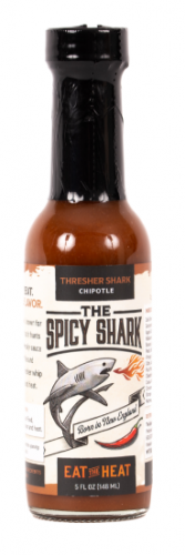 The Spicy Shark Thresher Shark Hot Sauce- 5 Ounce Bottle