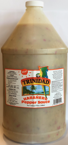 Trinidad Habanero Pepper Sauce Hot- Gallon