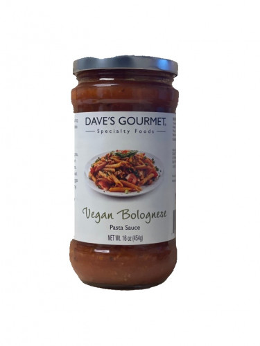 Dave's Gourmet Vegan Bolognese Pasta Sauce- 16 Ounce Jar