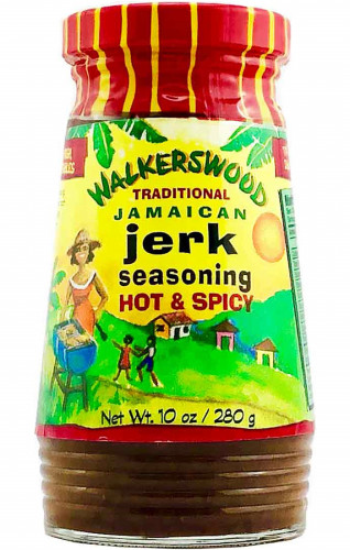 Walkerswood Hot & Spicy Traditional Jamaican Jerk Seasoning - 10 ounce jar