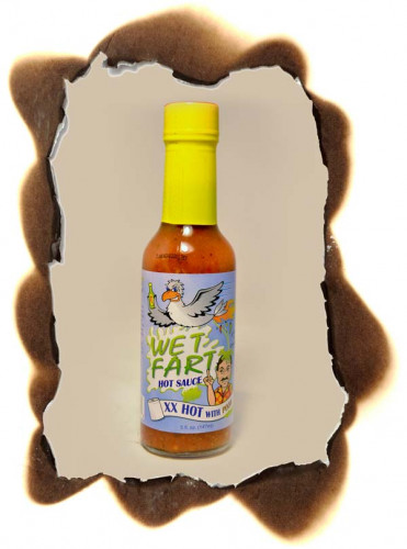 Wet Fart Hot Sauce XX Hot With Pooh - 5 ounce bottle